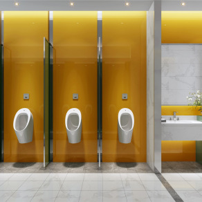 现代公共男卫生间